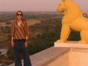 Ashe at the Dauli stupa.